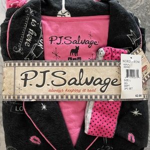 PJ Salvage flannel pajama set women